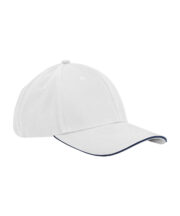 EarthAware® classic organic cotton 6-panel cap - sandwich peak - Image 7