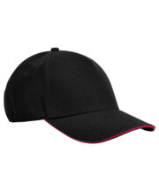 EarthAware® classic organic cotton 5-panel cap - sandwich peak - Image 2