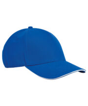EarthAware® classic organic cotton 5-panel cap - sandwich peak - Image 3