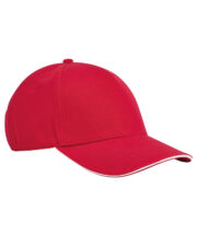 EarthAware® classic organic cotton 5-panel cap - sandwich peak - Image 4