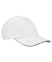 EarthAware® classic organic cotton 5-panel cap - sandwich peak - Image 7
