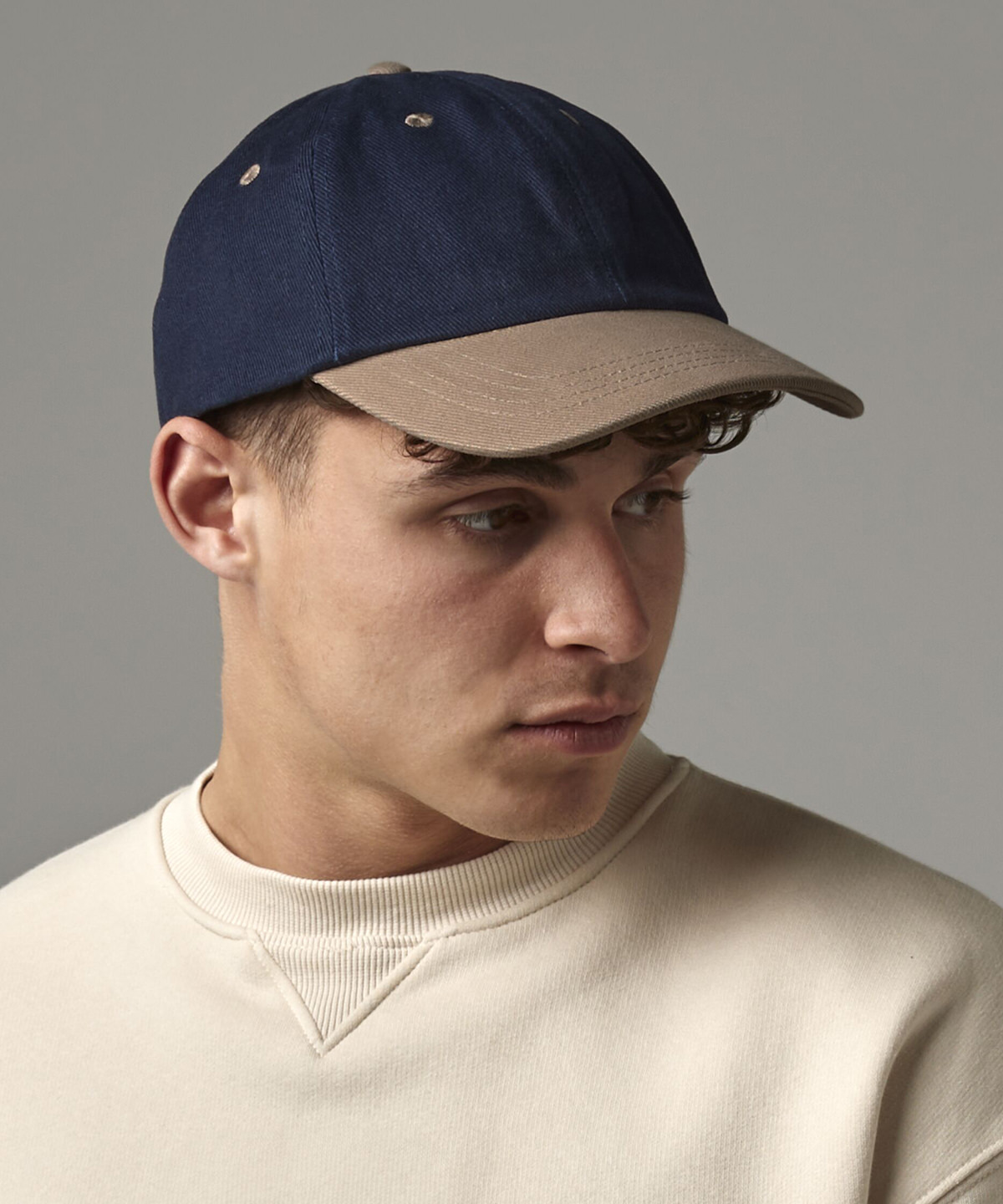 BC057_LS00_2025.jpg Low-profile heavy brushed cotton cap - Image 1