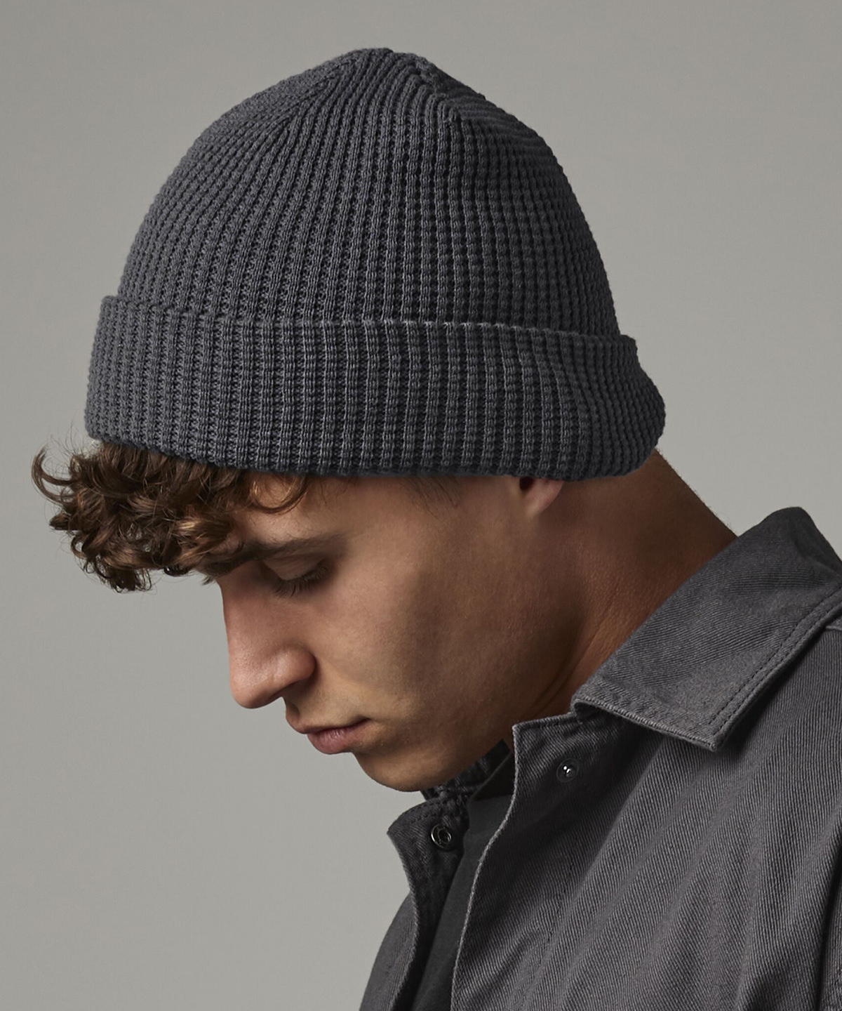 BC52N_LS00_2025.jpg Organic cotton waffle beanie - Image 1