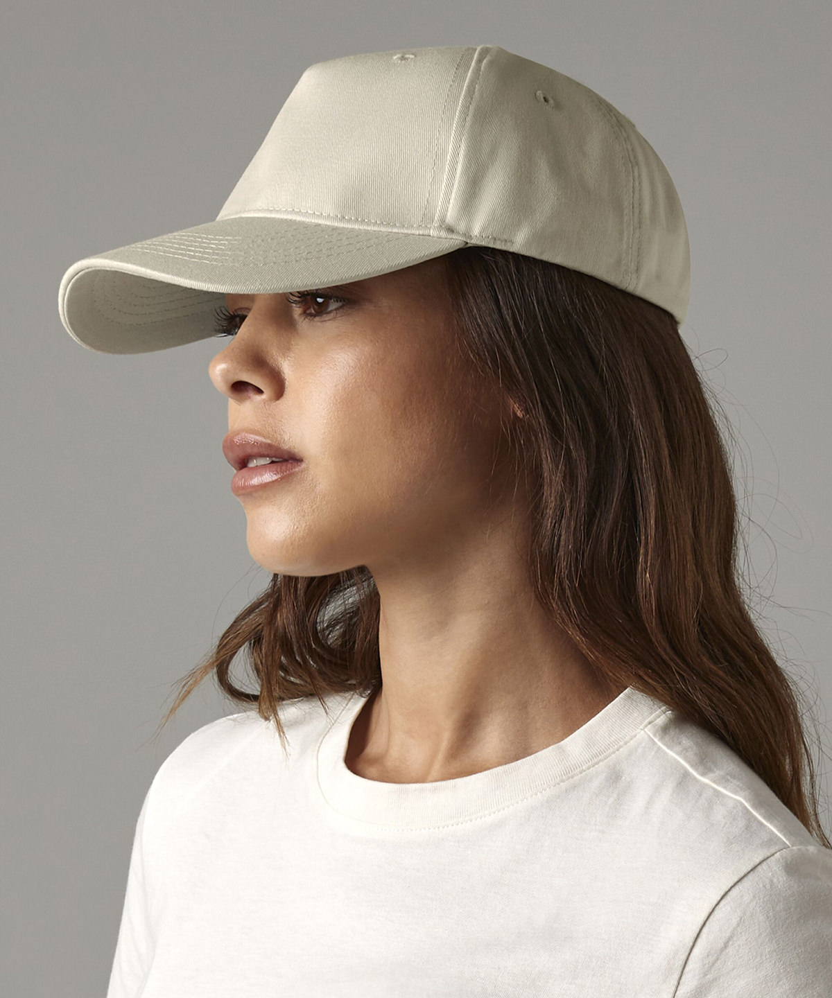 BC62N_LS00_2025.jpg Organic cotton 5-panel cap - Image 1