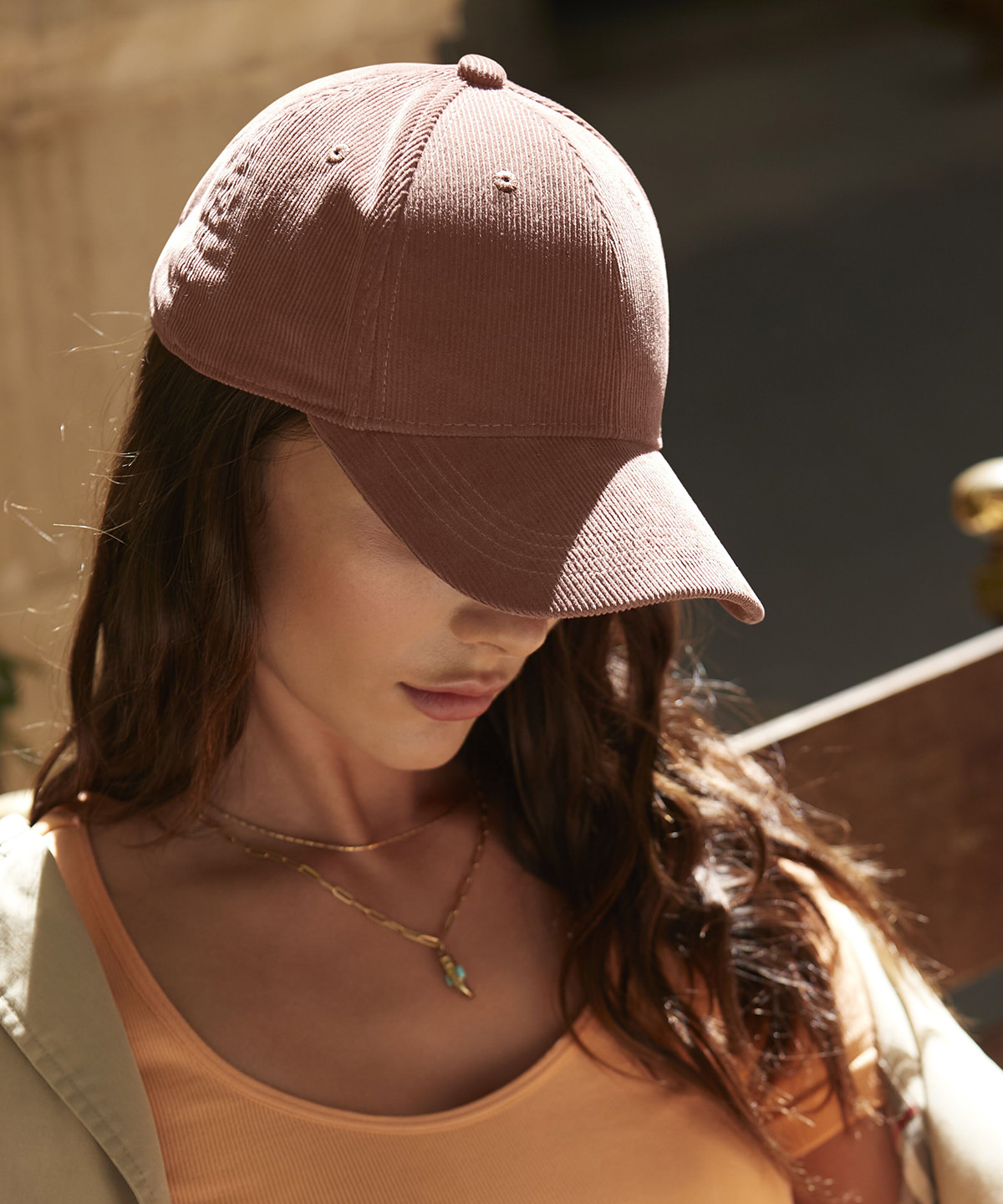 BC680_LS00_2025.jpg EarthAware® organic cord baseball cap - Image 1