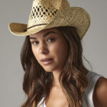 Straw cowboy hat