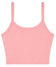 Women's micro rib spaghetti strap tank - Image 5