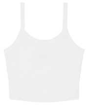 Women's micro rib spaghetti strap tank - Image 7
