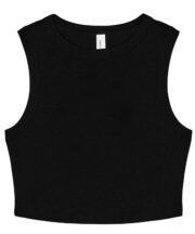 Women's micro rib muscle crop tank - Image 2