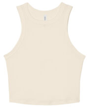 Women's micro rib racer tank - Image 4