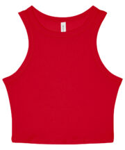 Women's micro rib racer tank - Image 6