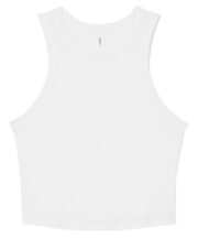 Women's micro rib racer tank - Image 7