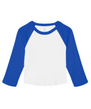 Women's micro rib 3/4 raglan baby t-shirt - Image 7