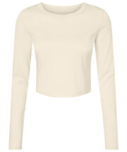 Women's micro rib long sleeve baby t-shirt - Image 3