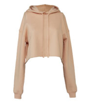 Women's cropped fleece hoodie - Image 5