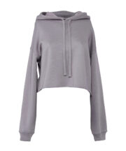 Women's cropped fleece hoodie - Image 6