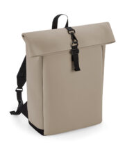 Matte PU rolltop backpack - Image 2