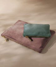 Velvet accessory pouch
