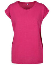 Women's extended shoulder tee - Image 9