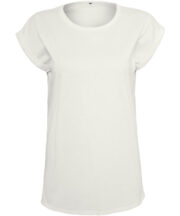 Women's extended shoulder tee - Image 23