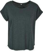 Women's long slub tee - Image 2