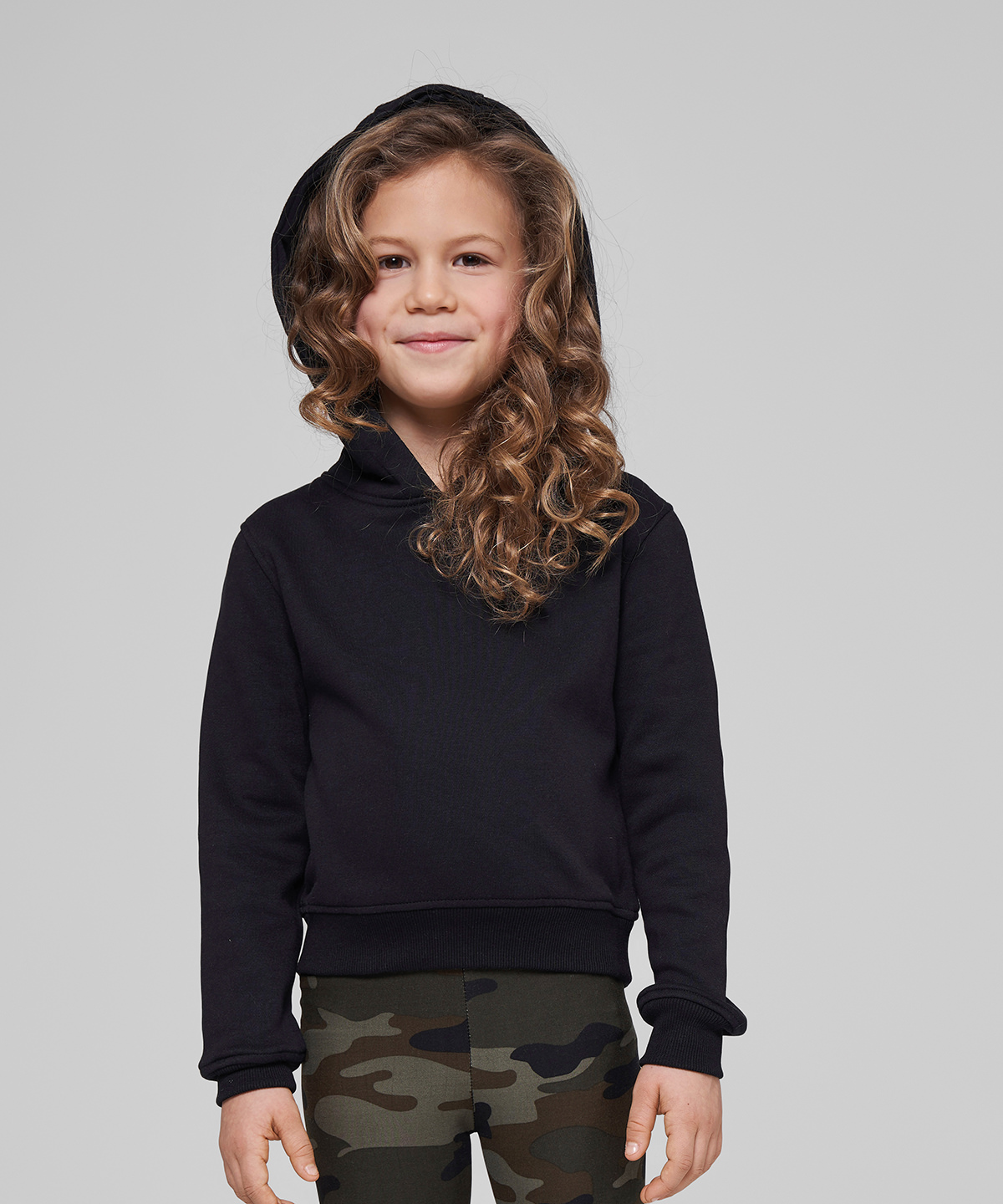 BY113_LS00_2025.jpg Girls cropped sweat hoodie - Image 1