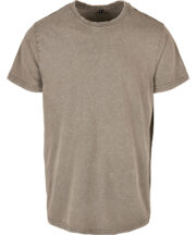 Acid washed round neck tee - Image 4