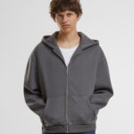 Fluffy zip hoodie