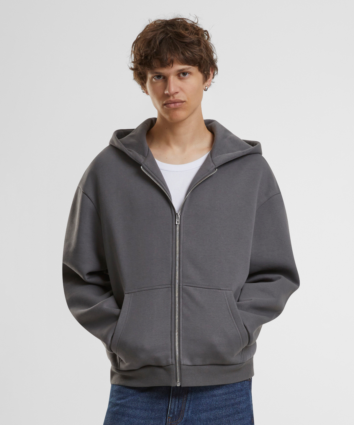 BY285_LS00_2025.jpg Fluffy zip hoodie - Image 1