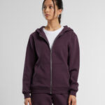 Women's fluffy zip hoodie