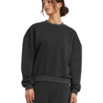 Women's vintage heavy crew neck
