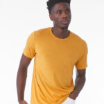 Unisex triblend crew neck t-shirt