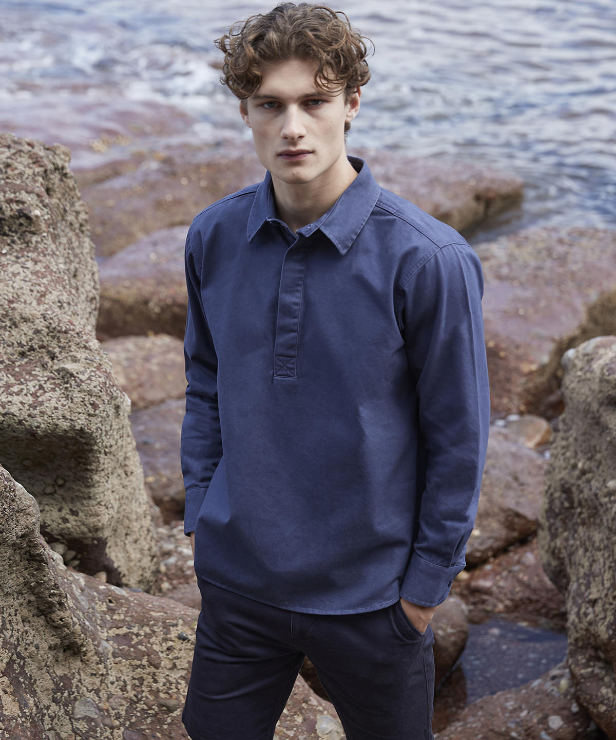 FR050_LS00_2025.jpg Pullover drill shirt - Image 1