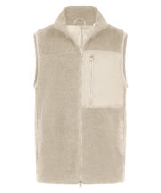 Recycled sherpa gilet - Image 3
