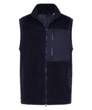 Recycled sherpa gilet - Image 4