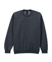 Softstyle midweight fleece adult crew neck - Image 7