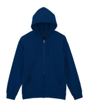 Softstyle midweight fleece adult full-zip hooded sweatshirt - Image 6