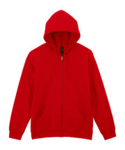Softstyle midweight fleece adult full-zip hooded sweatshirt - Image 8