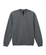 Softstyle midweight adult fleece 1/4-zip sweatshirt - Image 2