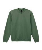 Softstyle midweight adult fleece 1/4-zip sweatshirt - Image 4
