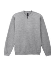 Softstyle midweight adult fleece 1/4-zip sweatshirt - Image 8