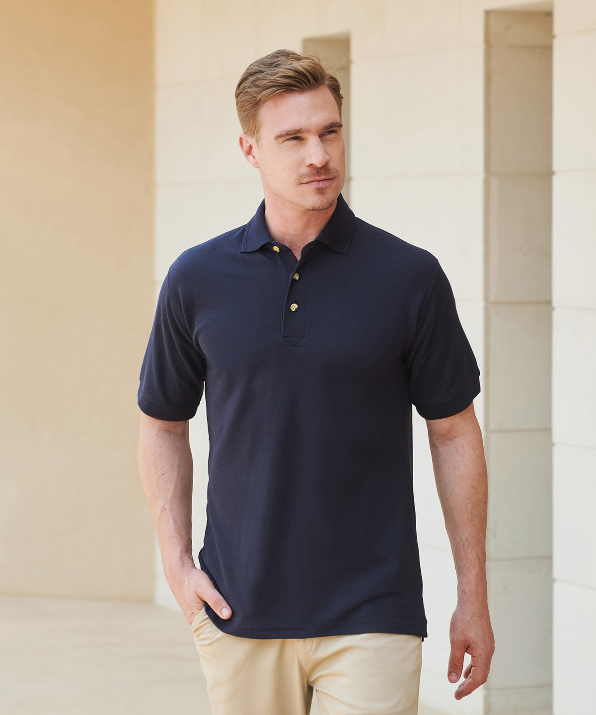 HB410_LS00_2025.jpg Ultimate 65/35 polo shirt - Image 1