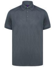 Recycled polyester polo shirt - Image 3