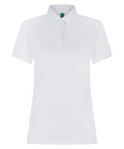 Women's recycled polyester polo shirt - Image 4