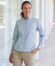 Women's long sleeve cotton-feel Coolplus® shirt