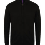 Unisex zip-through cardigan
