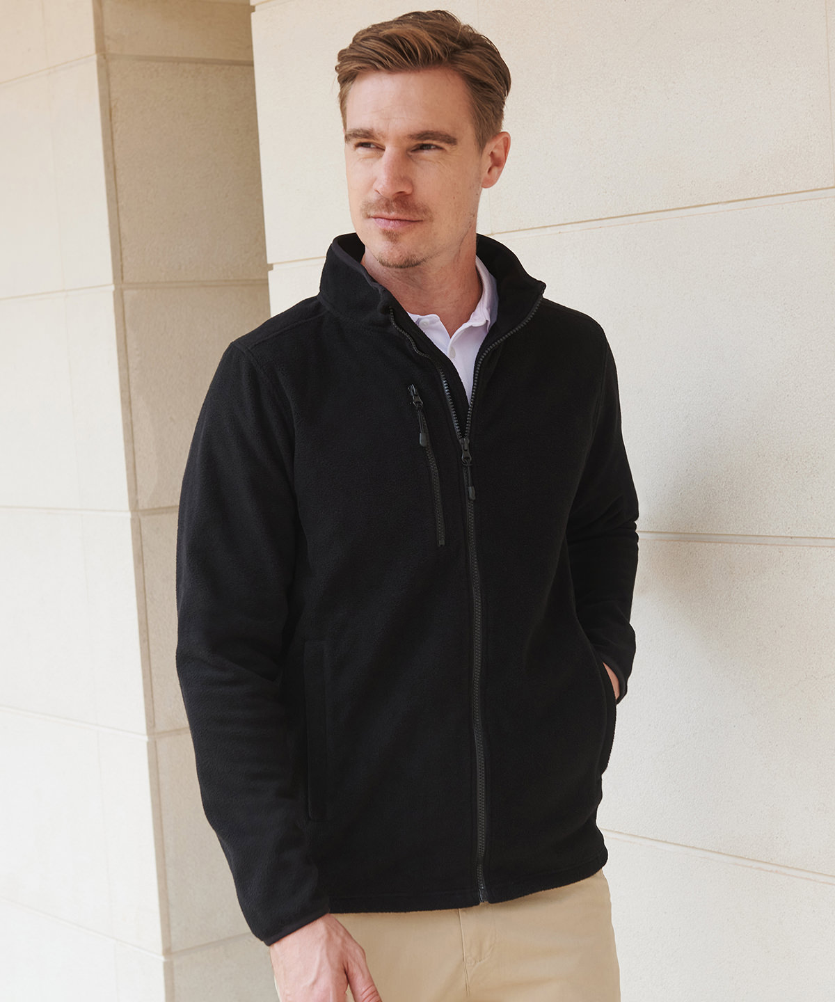 HB860_LS00_2025.jpg Recycled polyester microfleece jacket - Image 1