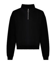 Women's cropped ¼-zip sweat - Image 2