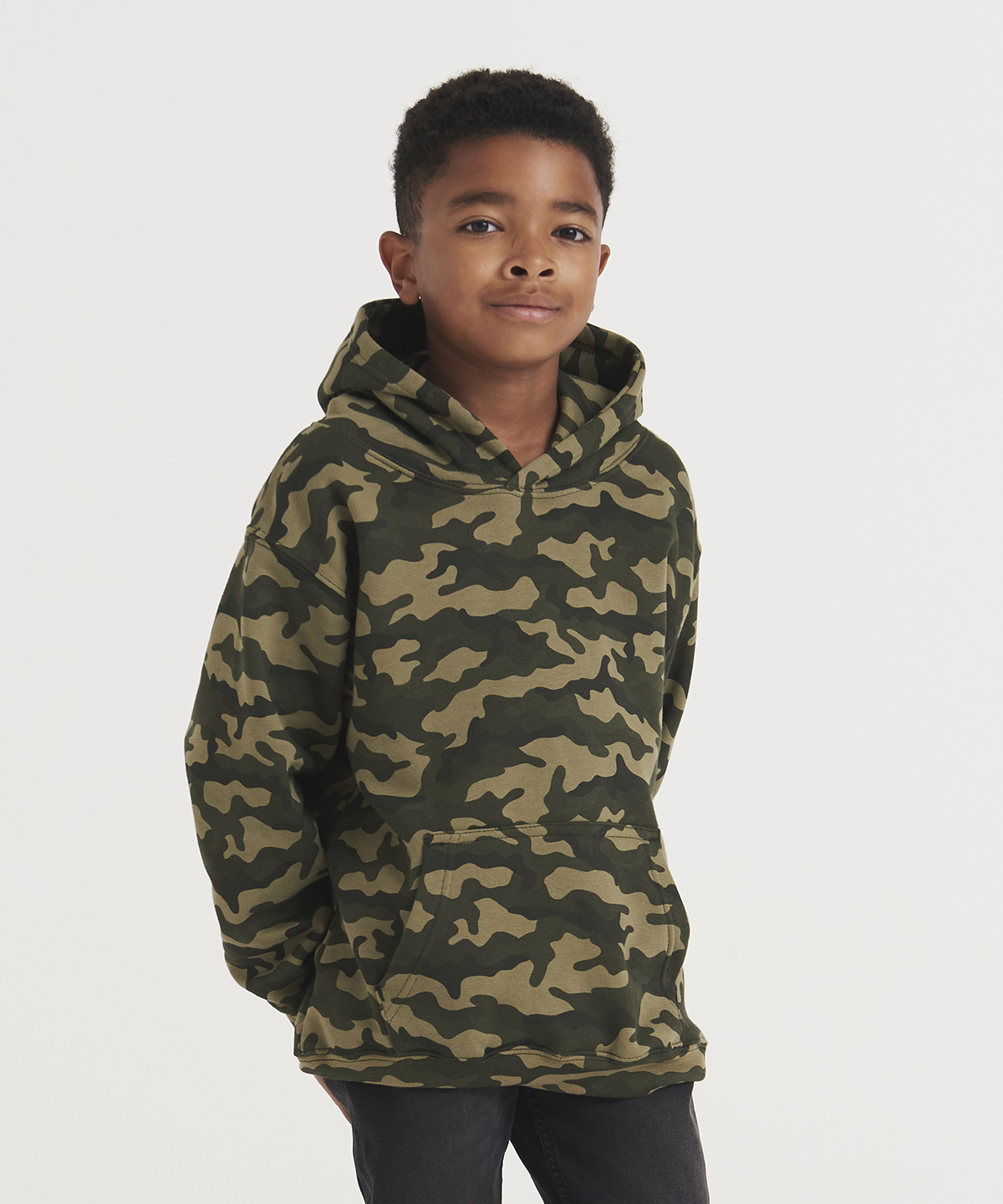 JH14J_LS00_2025.jpg Kids camo hoodie - Image 1