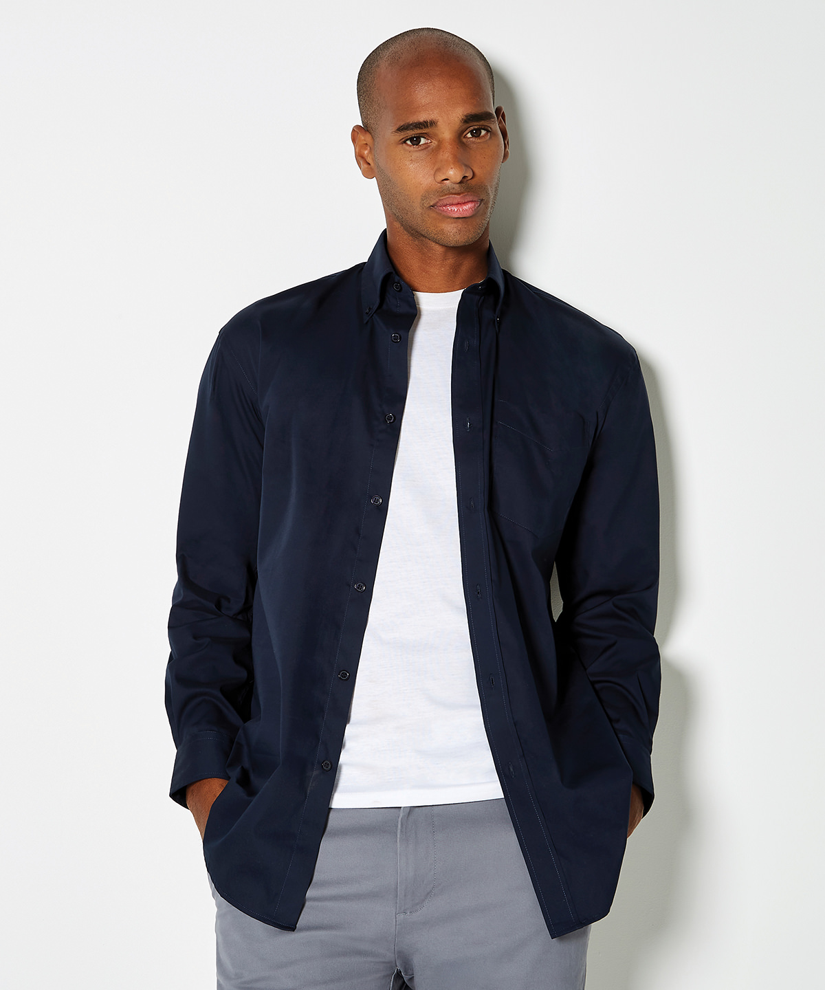 KK105_LS00_2025.jpg Corporate Oxford shirt long-sleeved (classic fit) - Image 1